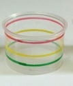 Multi Colour Colorful Three Line Measuring Cups