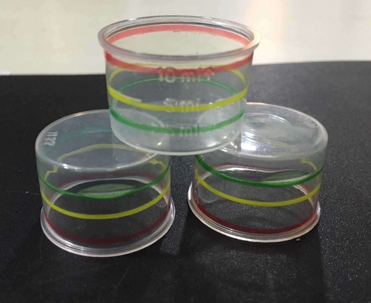 Multi Colour Colorful Three Line Measuring Cups