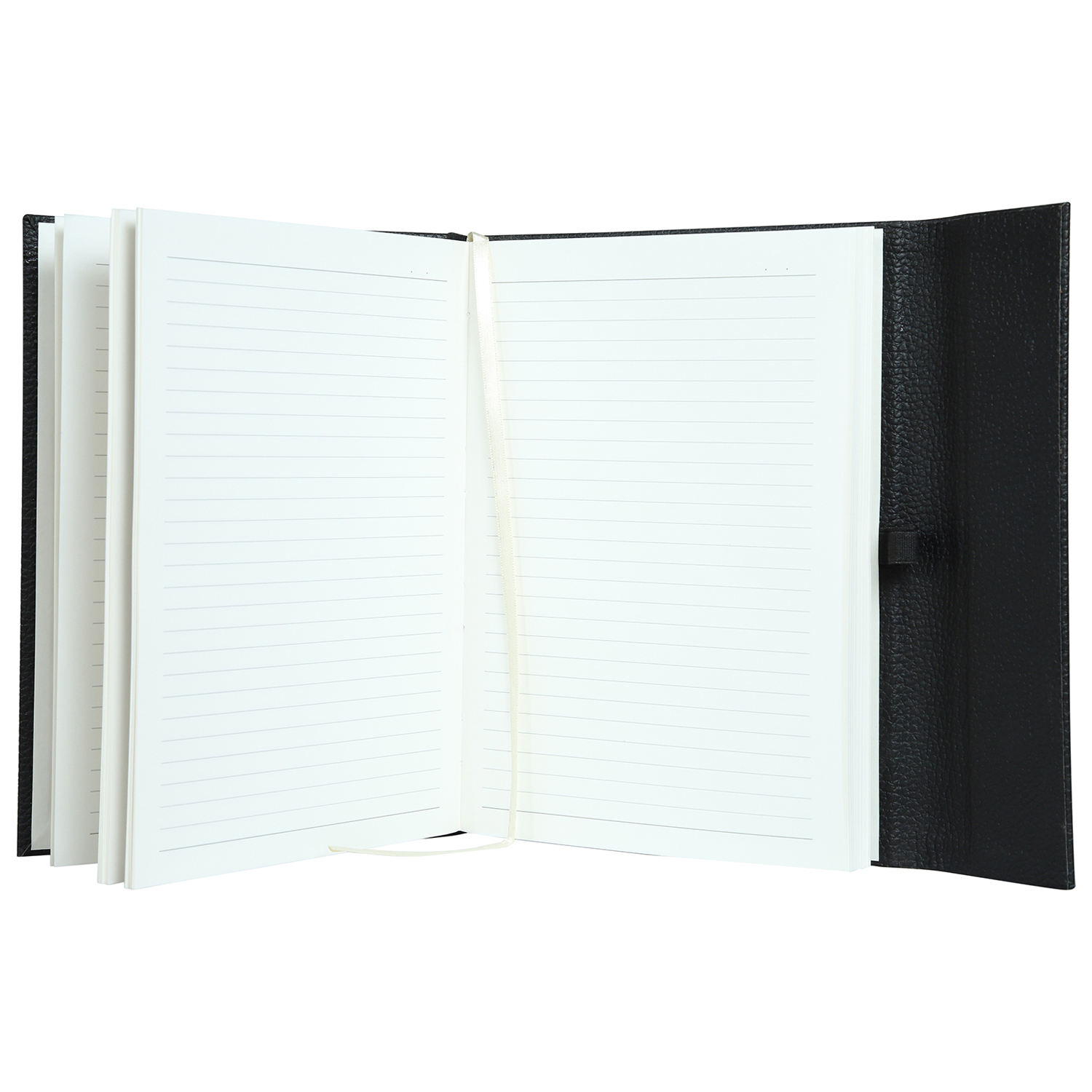 Power Notes - A5 Size - (Black) Section Stitched & Bound