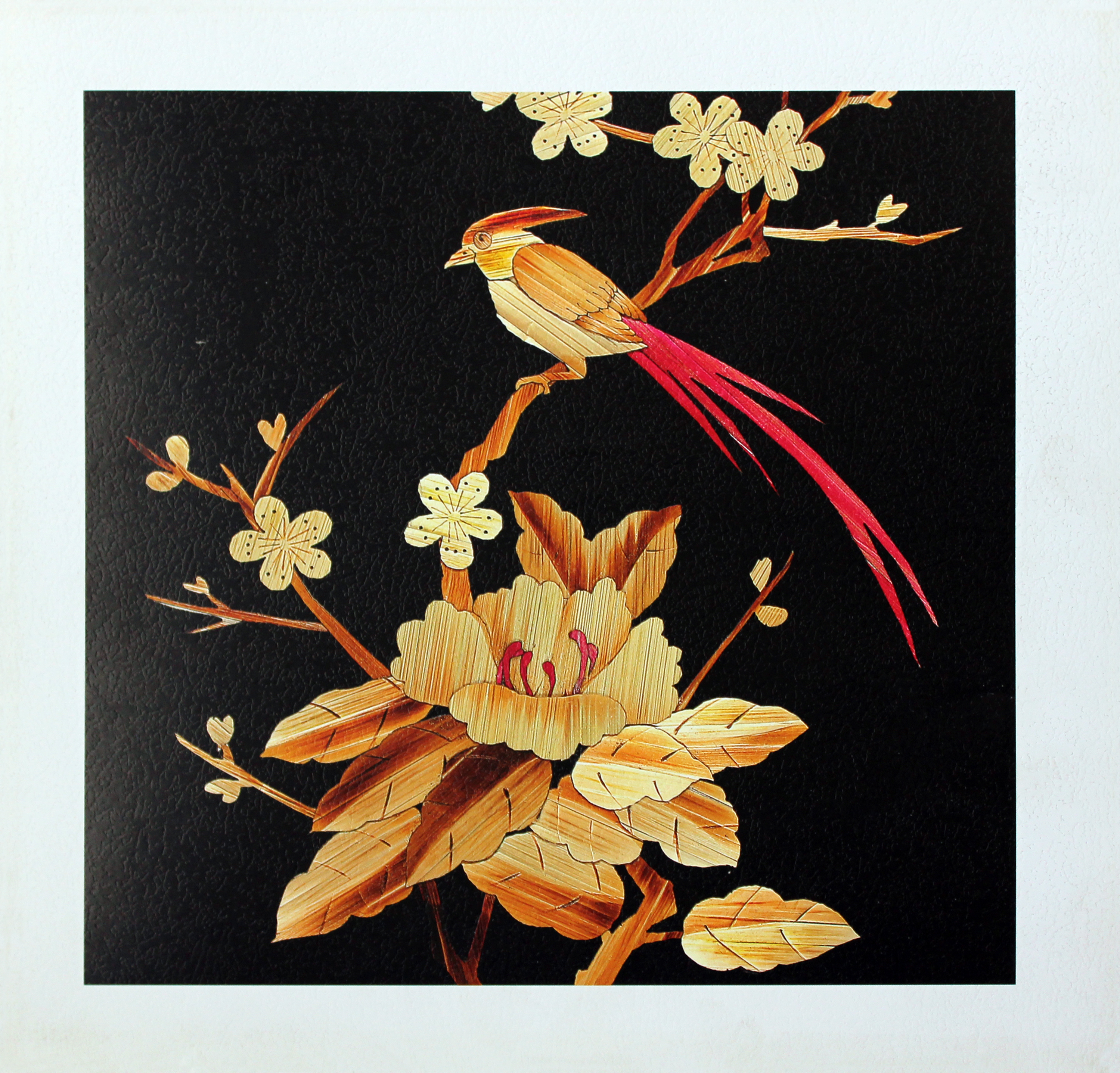 Flower Theme Poster Painting - Handcrafted Art, Multi-color, Rectangle Shape | Innovative Designs, Zero Maintenance, Anti Tarnish Treatment, Customization Possible