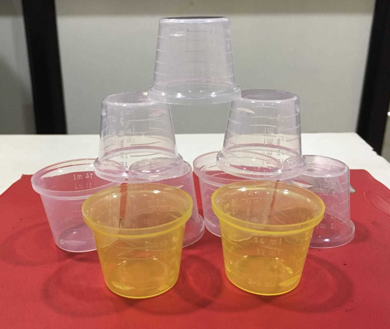 15ml Pharma Conical Measuring Cup - Color: Transparent