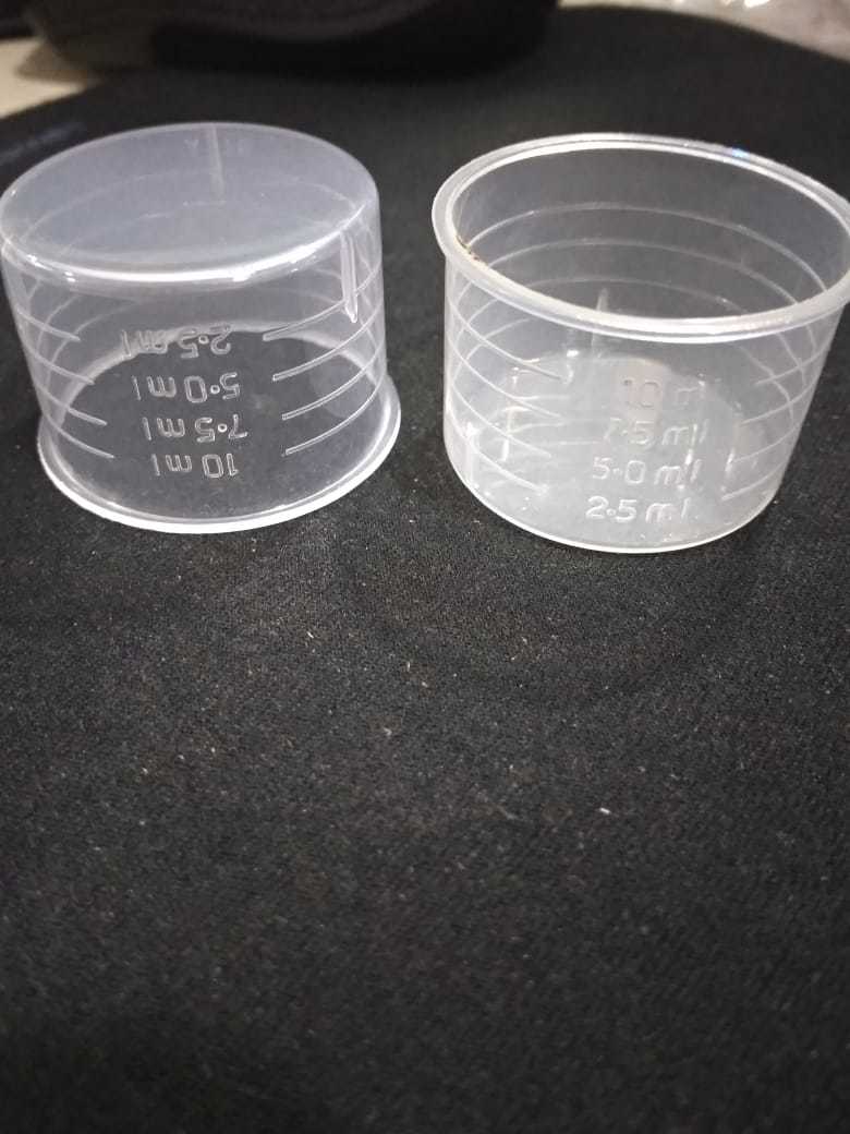 15ml Pharma Conical Measuring Cup - Color: Transparent