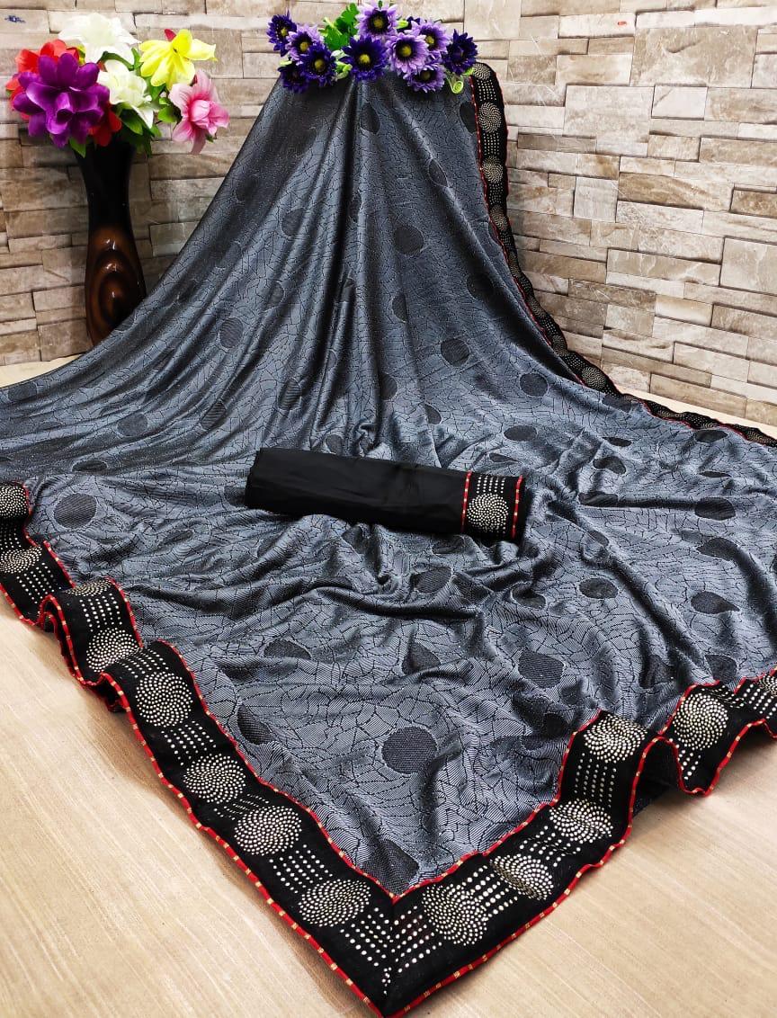 Festive Soft Lycra Sarees