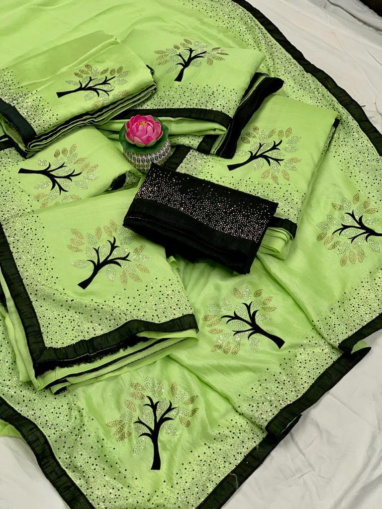 Party Wear Designer Silk Saree