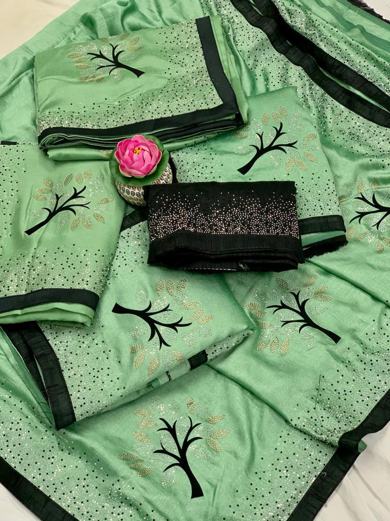 Party Wear Designer Silk Saree