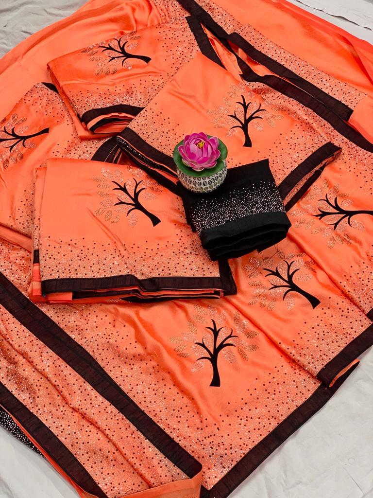 Party Wear Designer Silk Saree