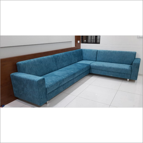 Wooden L Shape Modular Sofa
