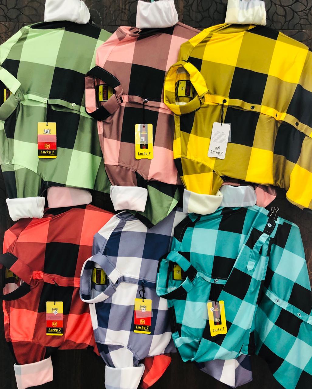 Mens Lycra Casual Shirt Collar Style: Straight