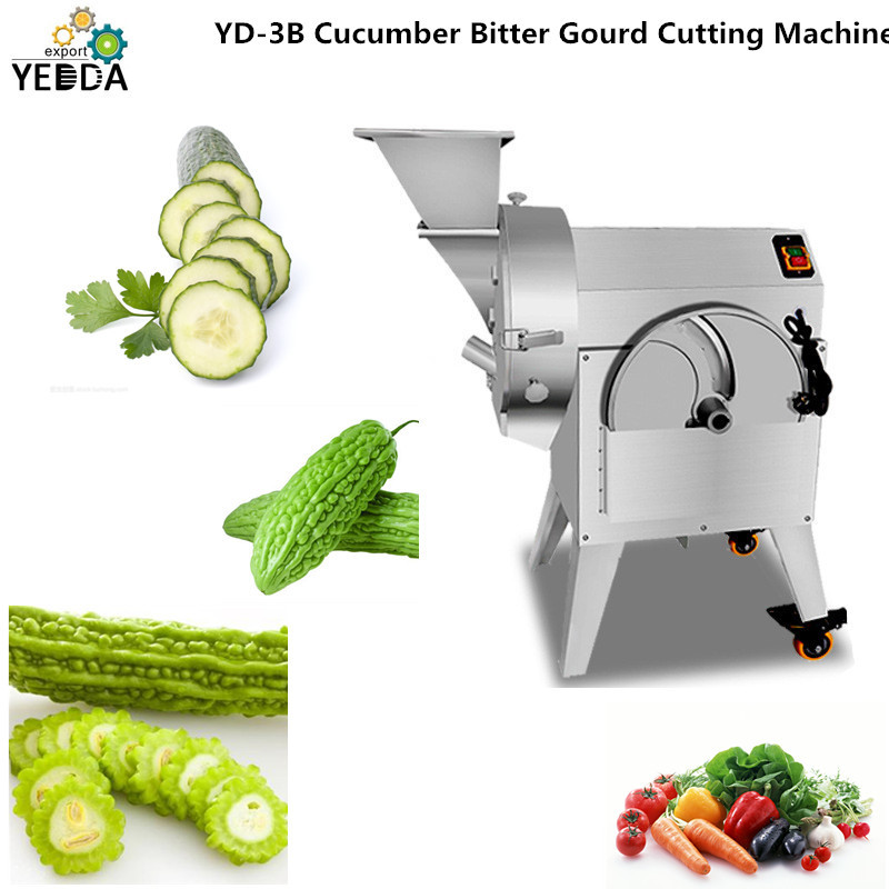 Yd-3b Wholesale Tomato Pepper Carrot Potato Cucumber Onion Eggplant Lotus Tomato Slice Strip Dice Cube Cutting Machine Capacity: 300-500 Kg/hr