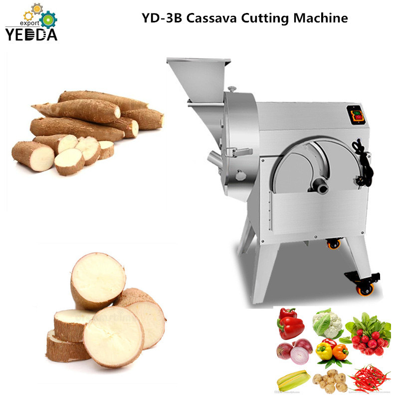 Yd-3b Wholesale Tomato Pepper Carrot Potato Cucumber Onion Eggplant Lotus Tomato Slice Strip Dice Cube Cutting Machine Capacity: 300-500 Kg/hr