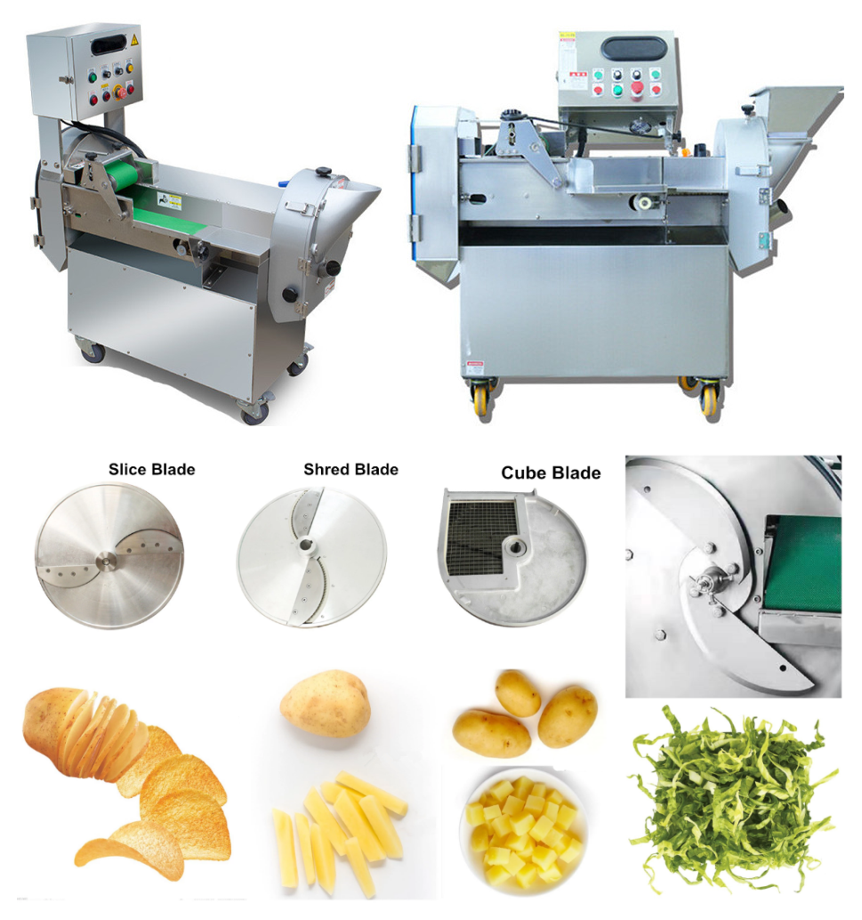 Yd-801l Carrot Cube Dicer Potato Slicing Machine Cabbage Shredder Double Inlet Vegetable Cutting Machine Capacity: 500-1000 Kg/hr