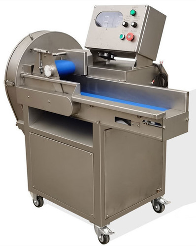 Hcd-80 कम शोर उच्च शक्ति मोटर उच्च गुणवत्ता वाणिज्यिक डिजिटल सब्जी कटर कन्वेयर सब्जी काटने की मशीन