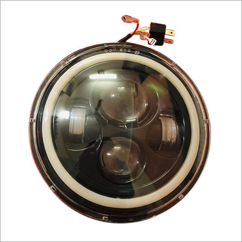 रॉयल एनफील्ड के लिए पीवीसी और ग्लास एलईडी थार प्रोजेक्टर हेडलाइट