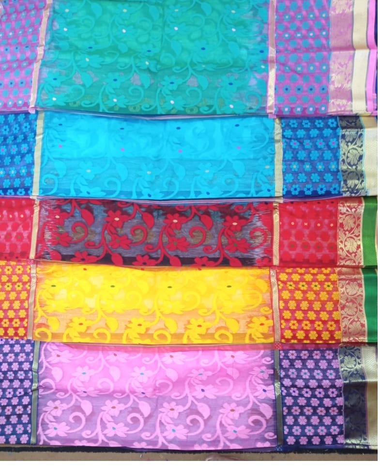 Any Color Ladies Handloom Banarasi Saree