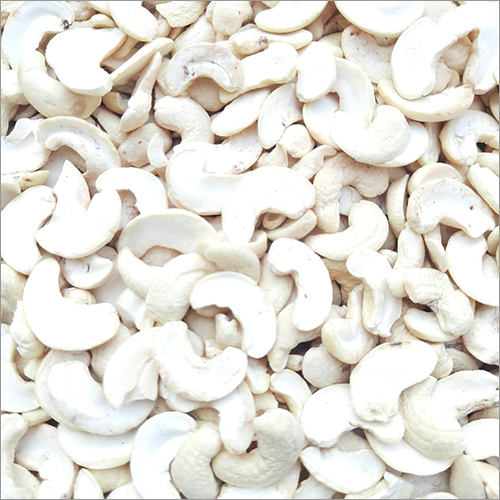 Split Cashew Nuts - Organic Natural Dry Fruit, White Color, Multiple Sizes Available - Moisture Proof Packaging, High Strength, Easily Digestible