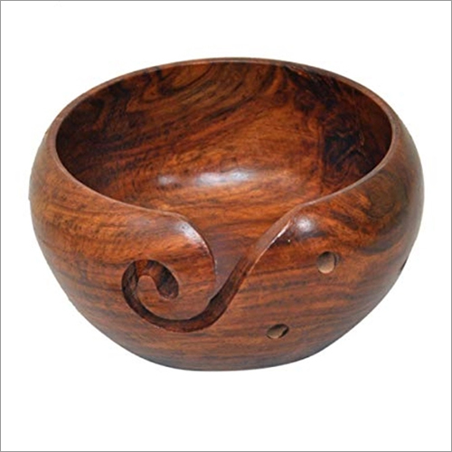 Wood Yarn Bowl