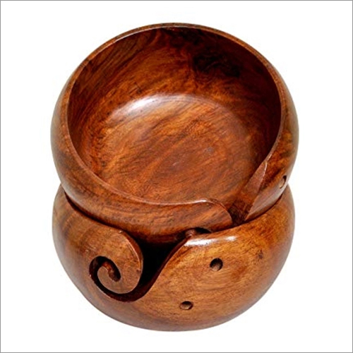 Wood Yarn Bowl