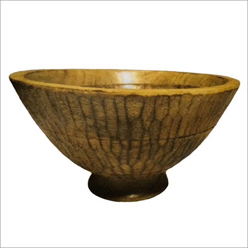 Wooden Carved Bowl - Wood Material, Available In Different Sizes | Antique Imitation Style, Classy Design And Opulent Appearance