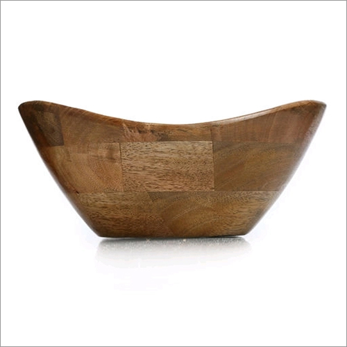 Wooden Carved Bowl - Wood Material, Available In Different Sizes | Antique Imitation Style, Classy Design And Opulent Appearance