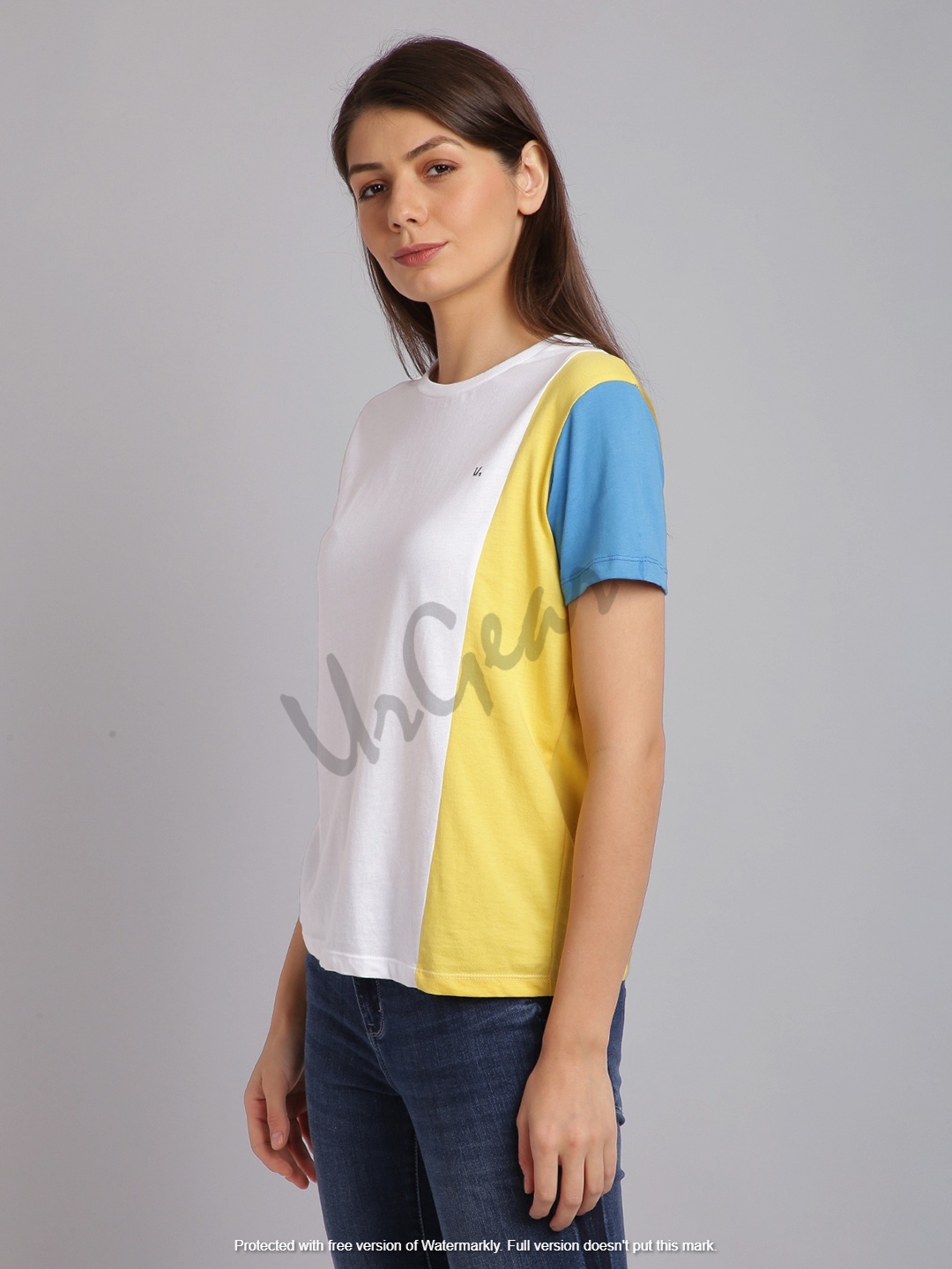 Womens Round Neck T-shirt - Cotton, Available In S, M, L, Xl, Xxl | Multicolor, Breathable, Washable, Short Sleeves, Summer Casual