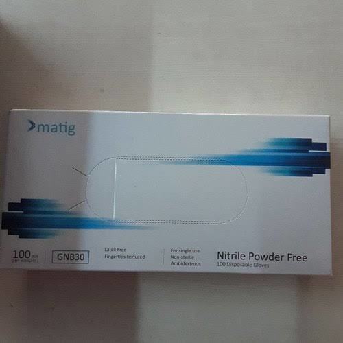 Nitrile Hand Gloves - Full Size, Highly Elastic Blue Nitrile, Knit Wrist, Powder Free, Washable, Suitable For Medical And Daily Use