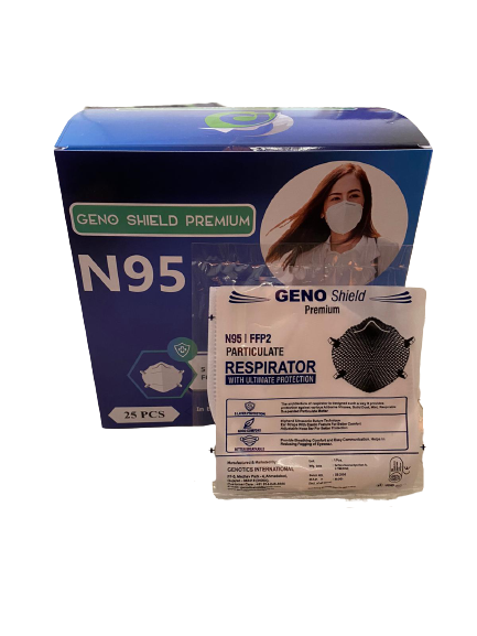 N95 Face Mask - 5 Layer Spun Bond & Meltblown Structure | Disposable, Waterproof, Recyclable, Oval Shape, Bfe Up To 99%