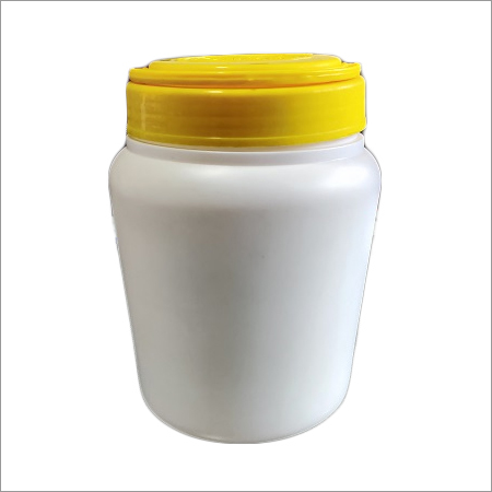 Hdpe Jars - Food Grade, Variable Capacity, Round Shape, White Color - Ideal For Storing Oils, Ghee, Powders, Easy To Clean And Maintain