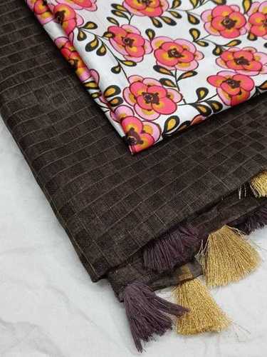 एथनिक बनारसी सिल्क साड़ी