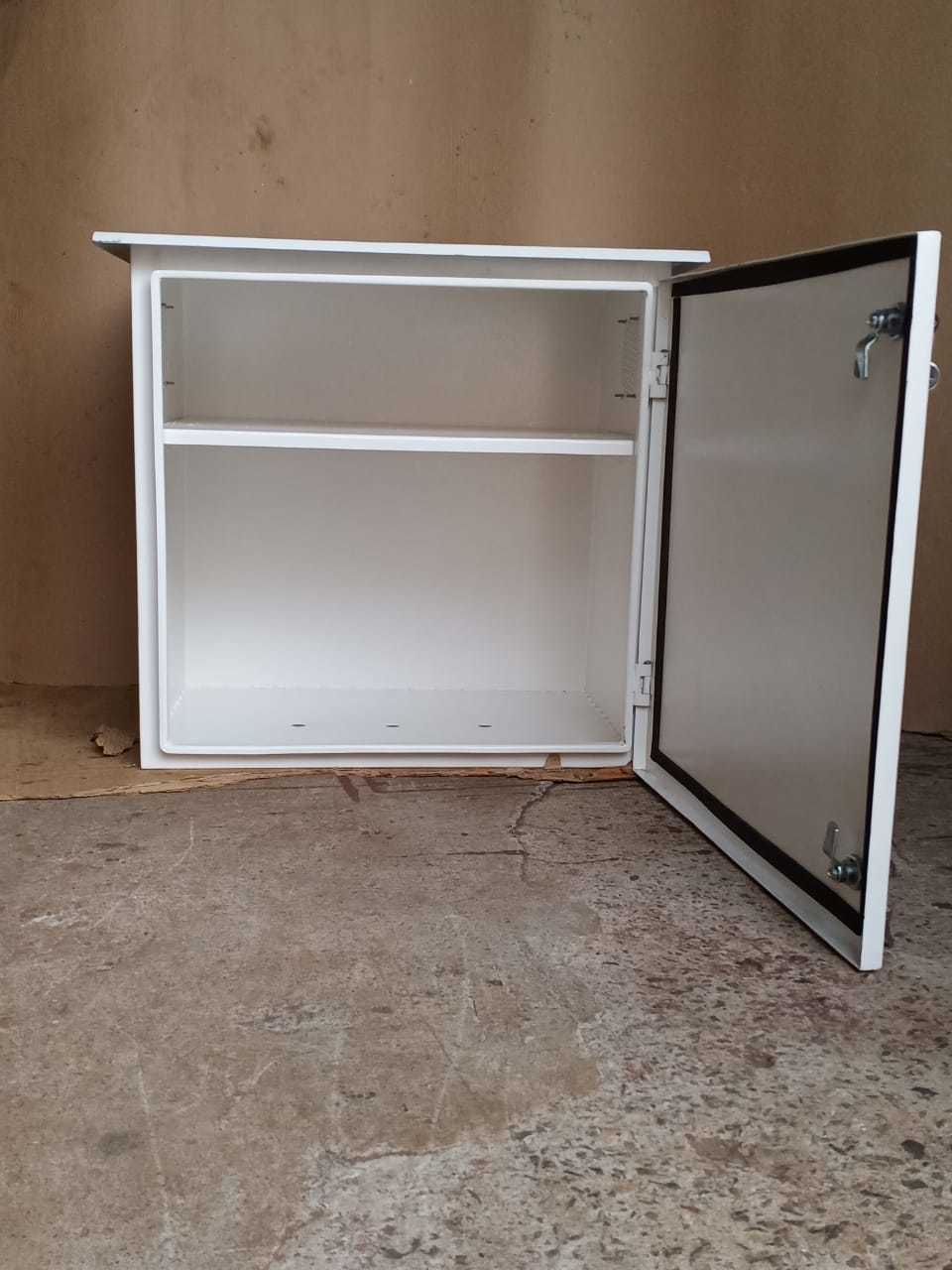 Industrial Sheet Metal Fabrication Cabinet - Mild Steel, Customizable Dimensions | Ip65 Rated, Powder Coated, Single Door, Wall Mount
