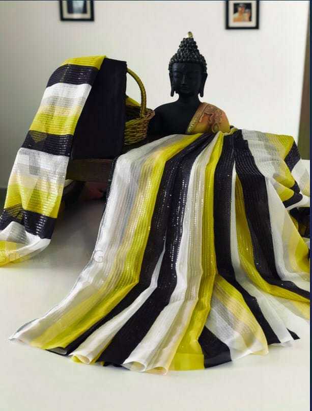 Designer Fancy Georgette Saree