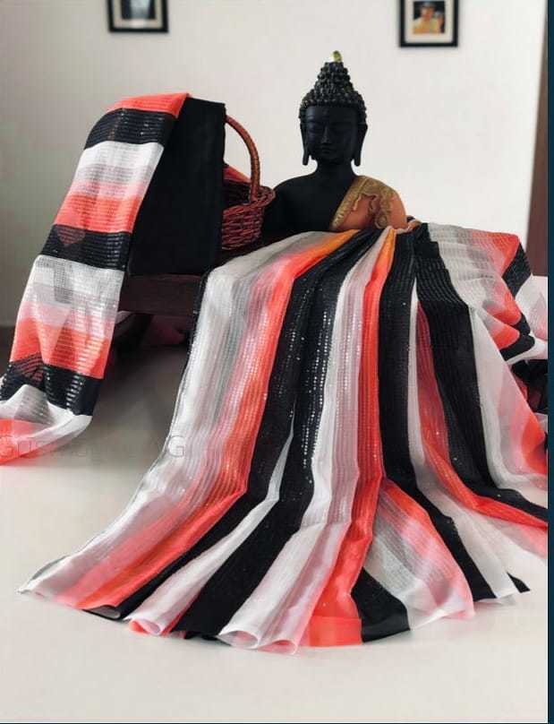 Designer Fancy Georgette Saree