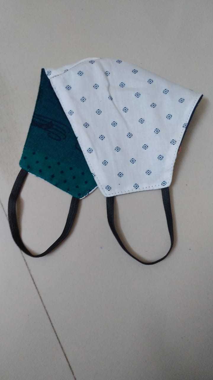 Multicolor Cotton Face Mask