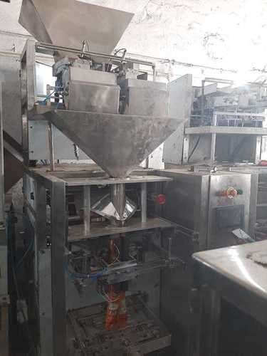 Namkeen Packing Machine - Stainless Steel Construction, 220V Electric Drive | Highly Efficient, Durable, Automatic, 1 Year Warranty, 15-18 Packages per Minute