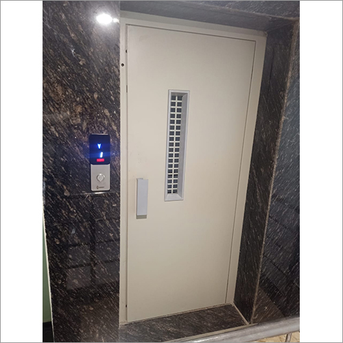 Galvanized Steel Manual Collapsible Elevator Door