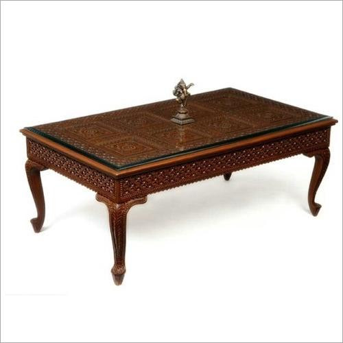 Wooden Center Table - Durable Indian Style, Polished Finish | Indoor Furniture for Elegant Living Spaces