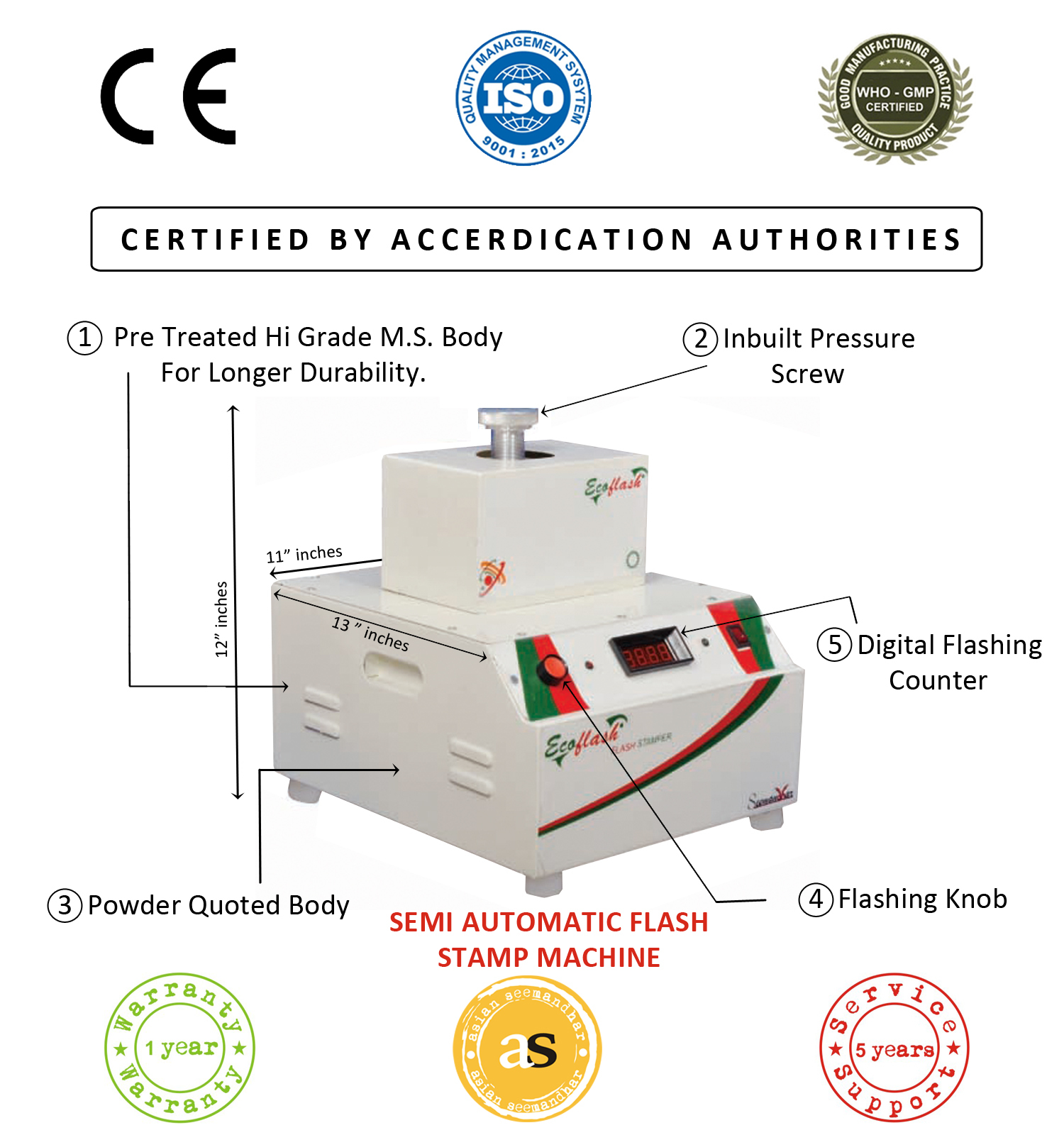 Eco Flash Stamp Machine