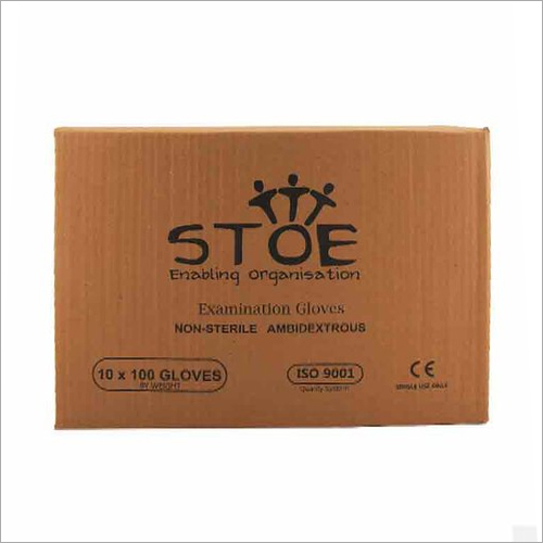 White Non Sterile Ambidextrous Examination Gloves