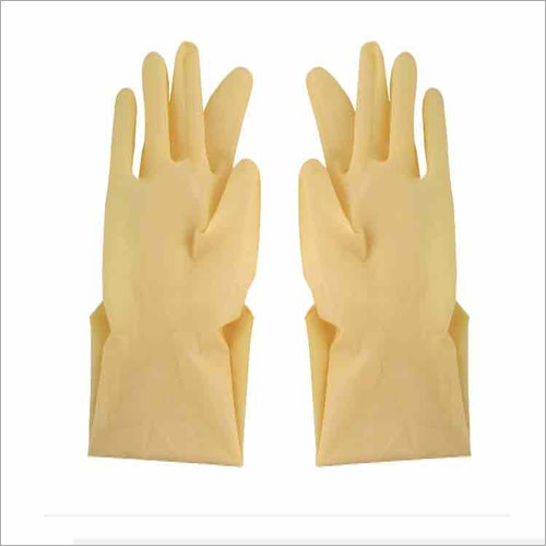 White Sterile Latex Surgical Gloves