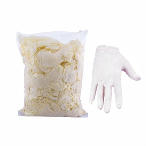 White Nitrile Gloves - Thin 5 Inches Cream Color 260 Mm Sleeve Length | Ambidextrous En 374 Compliance Plain Pattern 100 Pieces Per Packet