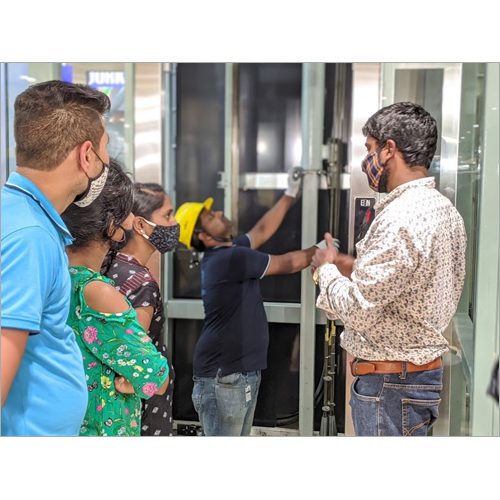 Industrial Elevator Installation Service - Glass, Stainless Steel, Mild Steel | Gearless And Geared Traction, Automatic And Manual Doors, Maximum Rise 90m, Capacity 1904 Kg, Cost-effective Plans
