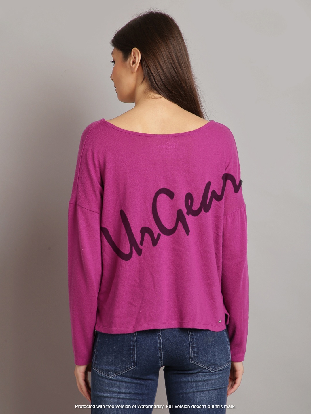 Women Purple Top - 100% Combed Cotton, Available Sizes: S To Xxxl, Color: Purple, Gsm: 180, Full Sleeves, Features: Breathable, No Fade, Washable