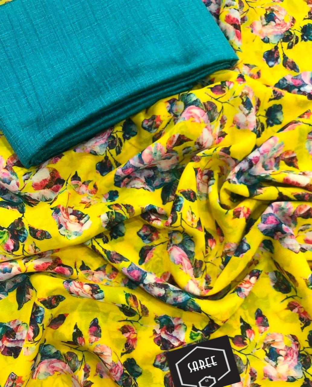Party Wear Pure Georgette Sarees