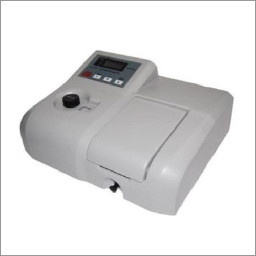 Digital Spectrophotometer - Plastic Material, White Color | Laboratory Equipment for Measuring Light Transmission and Reflection