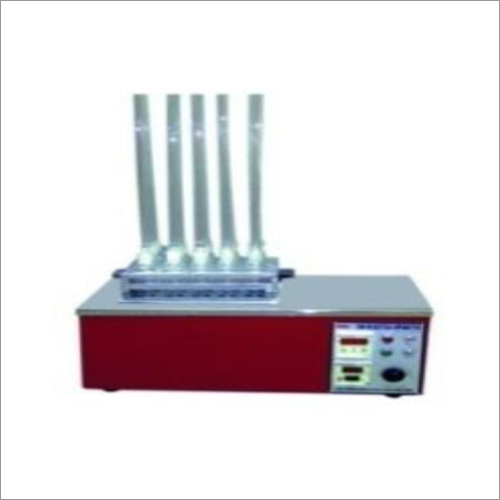 COD Digestion Apparatus - Metal, 38 mm Sample Capacity | Red, Electric Power Supply, Digital Temperature Control with Timer and Buzzer