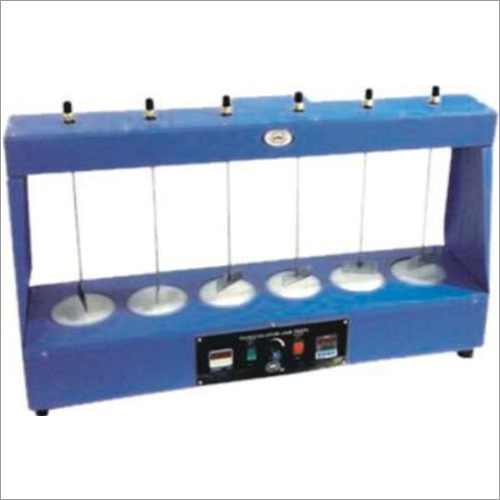 Flocculator - Metal Construction, Blue Finish | Electric Powered, Touch Sensitive Keypad, Built-in Illumination for Sample Viewing