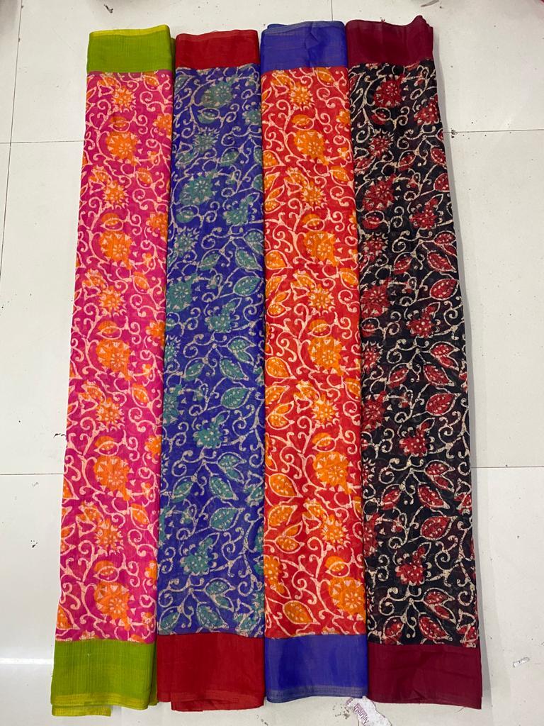 4 Colour Ladies Fancy Saree