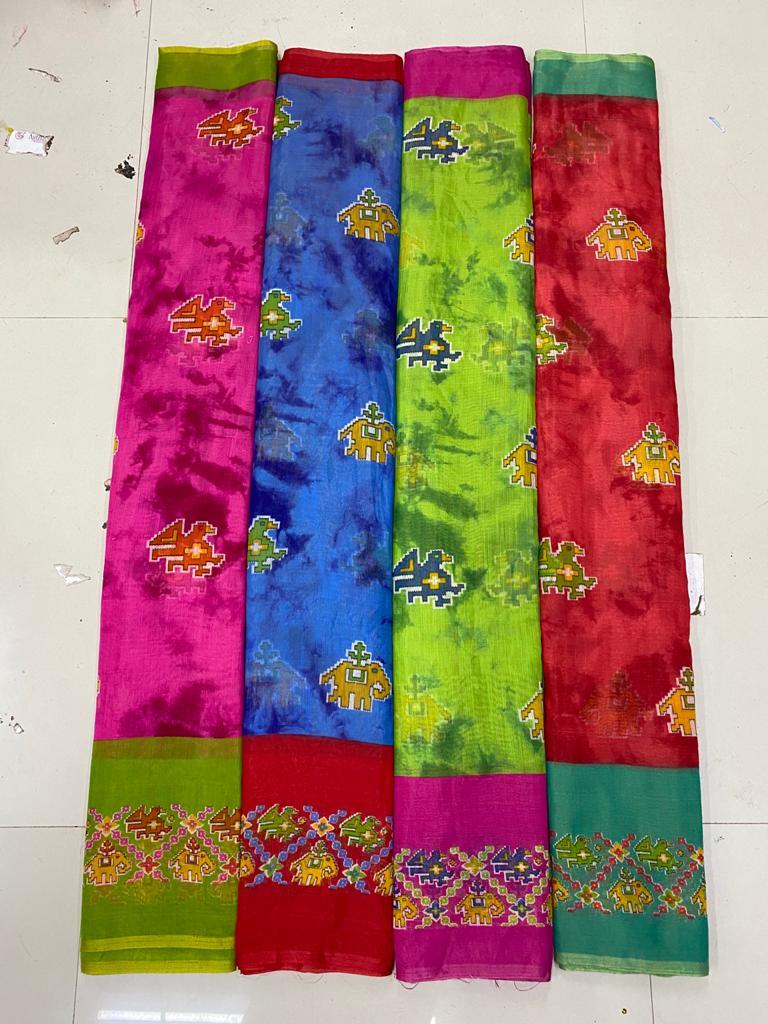 4 Colour Ladies Fancy Saree