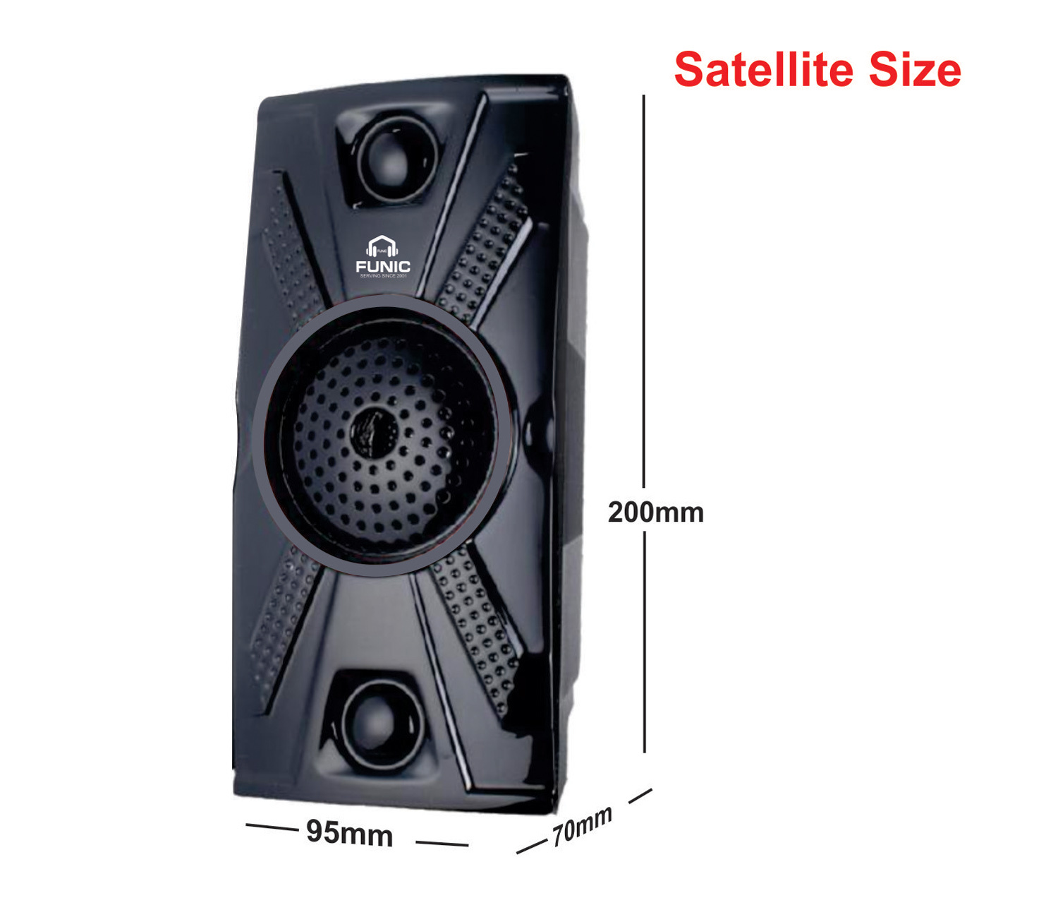 2.1 Multimedia Speaker System - 3100 W Pmpo, Bluetooth & Aux Connectivity, Fm Tuner & Usb Playback, Black Finish, Remote Control Included