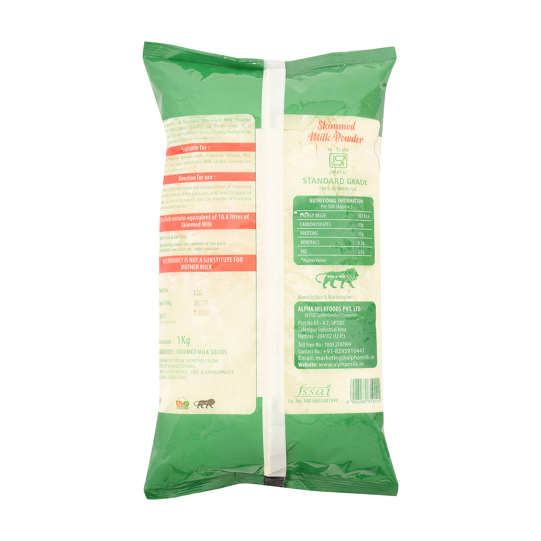 White Skimmed Milk Powder
