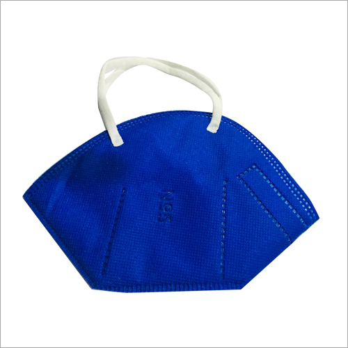 White N 95 Protective Face Mask With Inner Nose Pin - 5 Layer